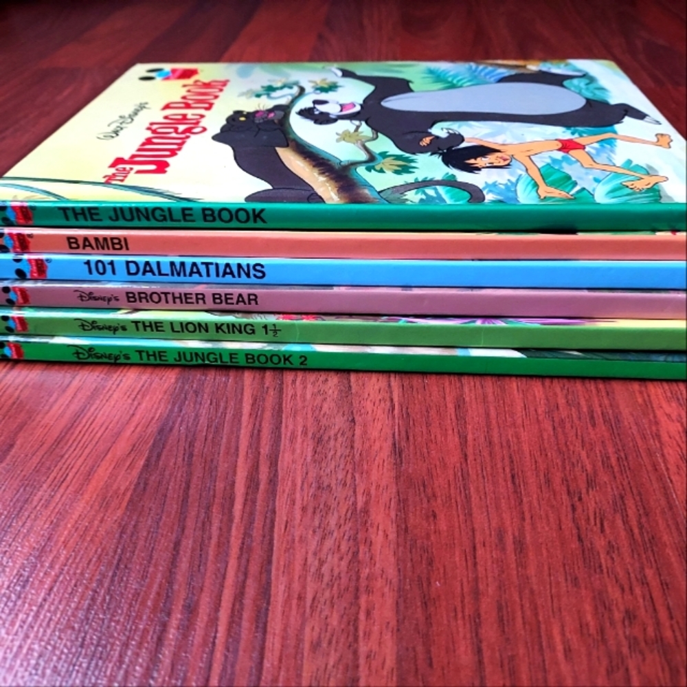 Lot of 6 Disney World of Reading Books